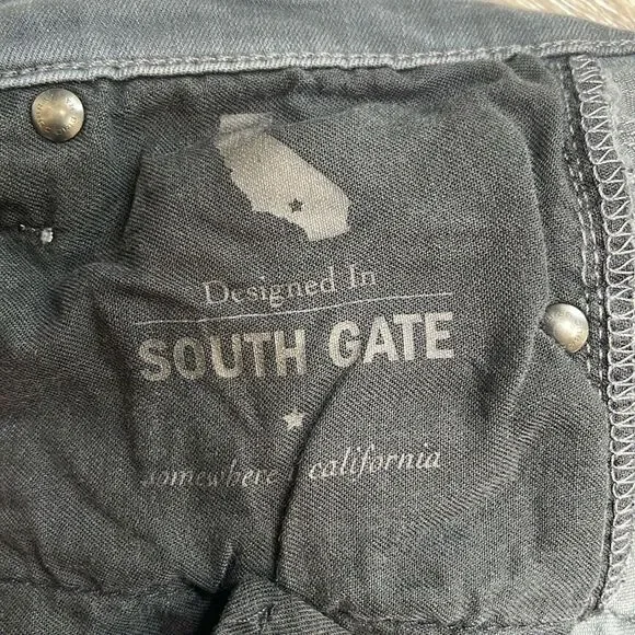 AG Adriano Goldschmied Harper Dark Gray Essential Straight Jeans 26R - Picture 10 of 13